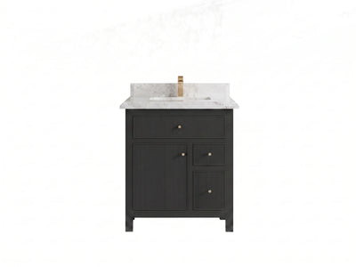 Sonoma 30 in W x 22 in D Reeded Free Standing Single Sink Bathroom Vanity
