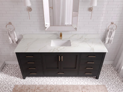 Malibu 72 in. W x 22 in. D Single Sink Bathroom Vanity