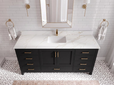 Malibu 72 in. W x 22 in. D Single Sink Bathroom Vanity