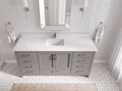 Malibu 72 in. W x 22 in. D Single Sink Bathroom Vanity