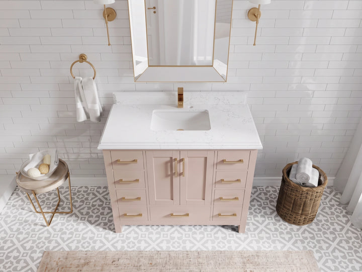 Malibu 42 in. W x 22 in. D Single Sink Bathroom Vanity - photo 15