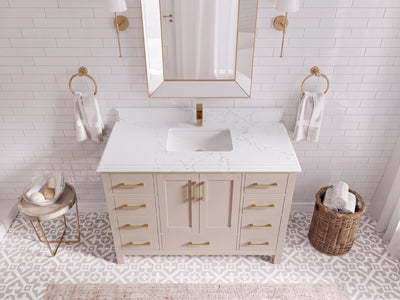 Malibu 48 in. W x 22 in. D Single Sink Bathroom Vanity