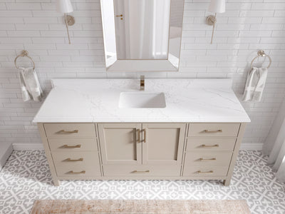 Malibu 72 in. W x 22 in. D Single Sink Bathroom Vanity