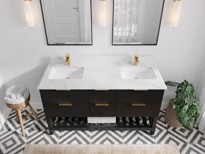 Catalina 60 in. W x 22 in. D Double Sink Bathroom Vanity
