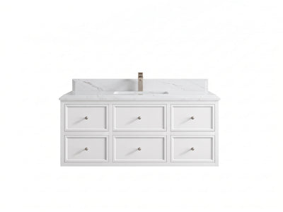 Roswell Floating 48 in. W x 22 in. D Single Sink Bathroom Vanity