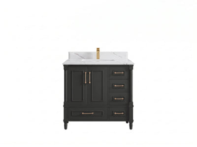 Aberdeen 36 in. W x 22 in. D Center Sink Bathroom Vanity