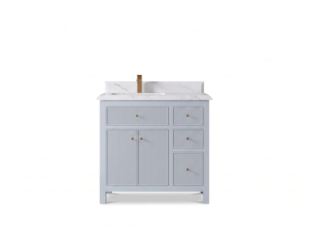 Sonoma 36 in. W x 22 in. D Left Offset Sink Bathroom Vanity