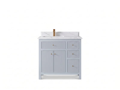 Sonoma 36 in. W x 22 in. D Left Offset Sink Bathroom Vanity