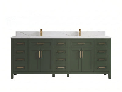 Cambridge 84 in. W x 22 in. D Double Sink Bathroom Vanity