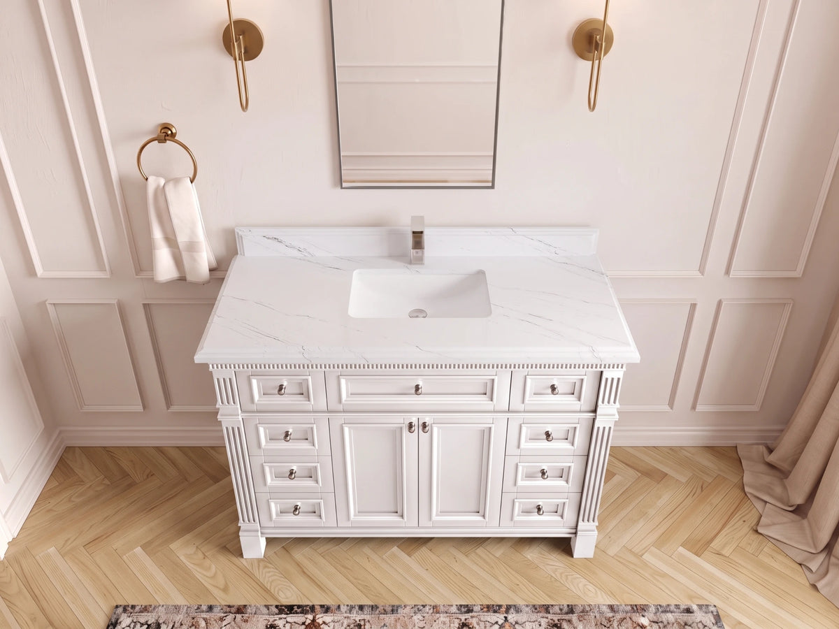 Paris 48 in. W x 22 in. D Single Sink Bathroom Vanity