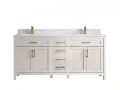 Cambridge 72 in. W x 22 in. D Double Sink Bathroom Vanity