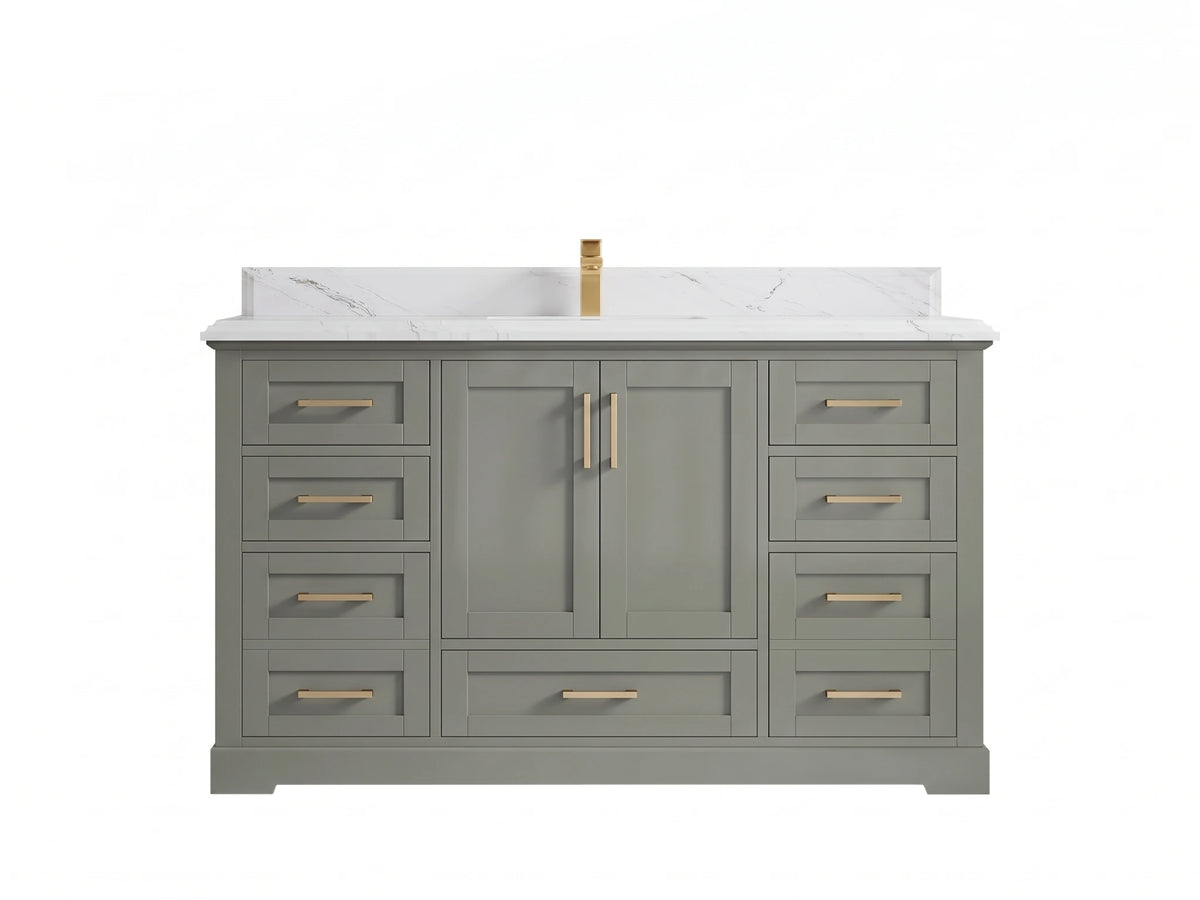 Boston 60 in. W x 22 in. D Single Sink Bathroom Vanity