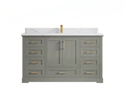 Boston 60 in. W x 22 in. D Single Sink Bathroom Vanity