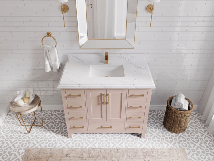 Malibu 42 in. W x 22 in. D Single Sink Bathroom Vanity - photo 16