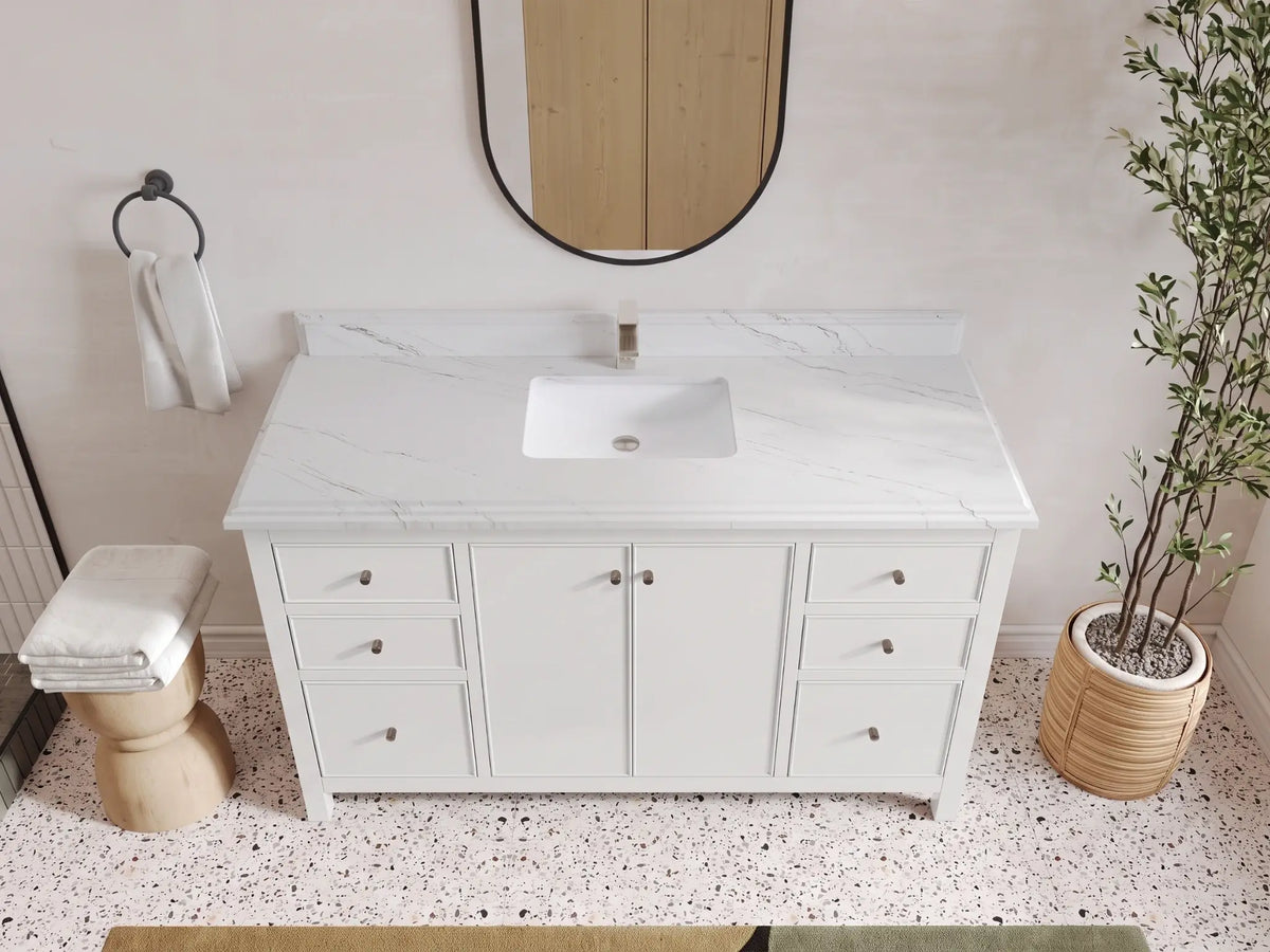 Chicago 60 in. W x 22 in. D Single Sink Bathroom Vanity