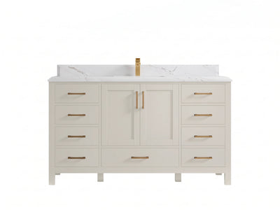Malibu 60 in. W x 22 in. D Single Sink Bathroom Vanity