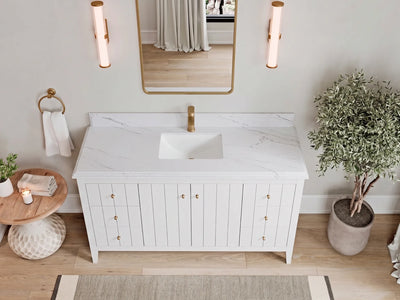 Atlanta 60 in. W x 22 in. D Single Sink Bathroom Vanity
