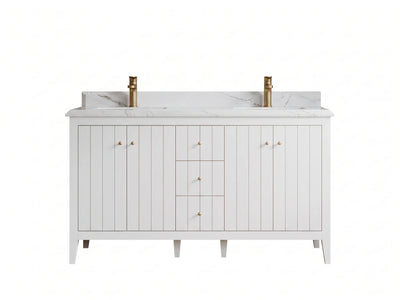 Atlanta 60 in. W x 22 in. D Double Sink Bathroom Vanity