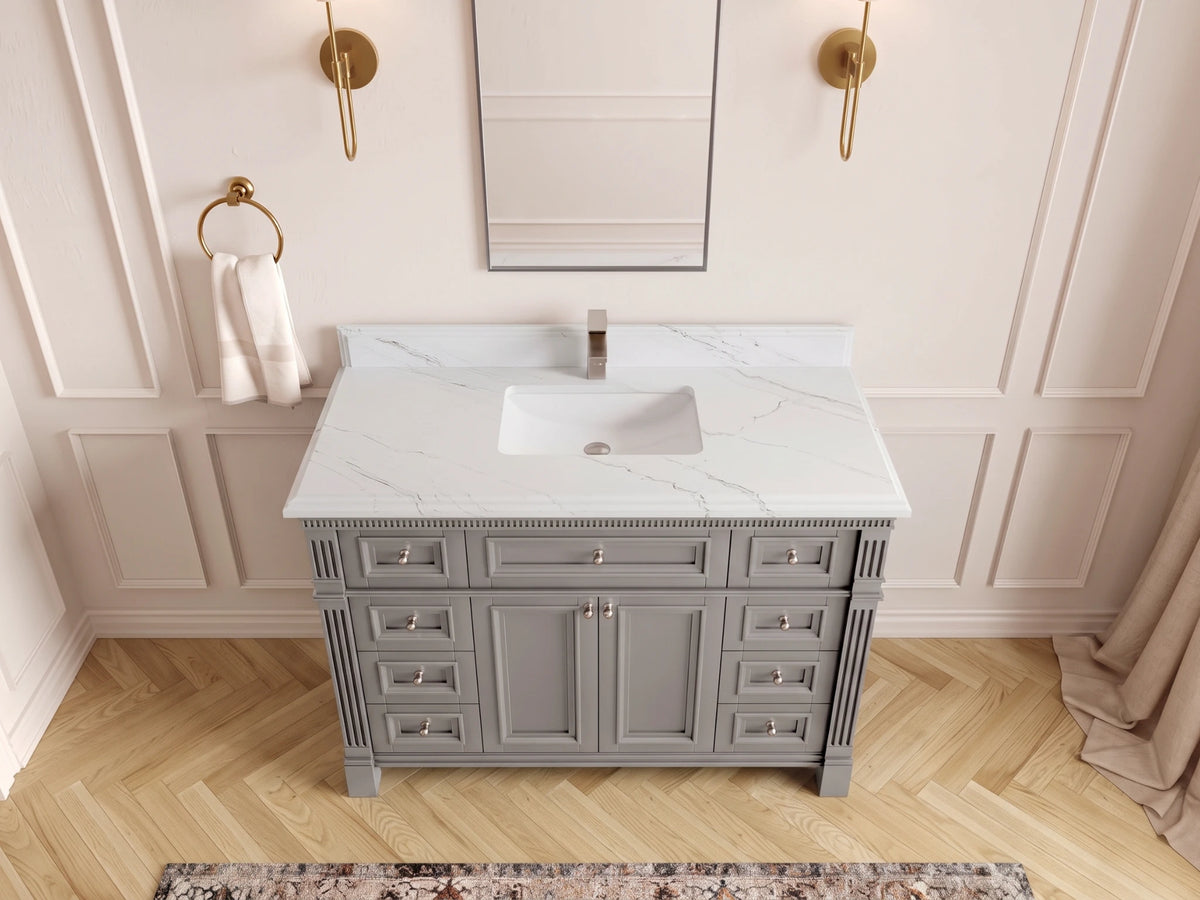Paris 48 in. W x 22 in. D Single Sink Bathroom Vanity