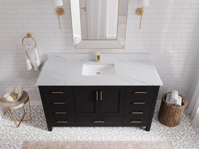 Malibu 60 in. W x 22 in. D Single Sink Bathroom Vanity