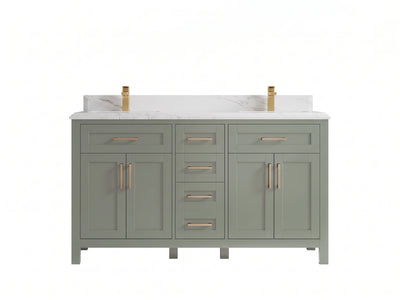 Cambridge 60 in. W x 22 in. D Double Sink Bathroom Vanity