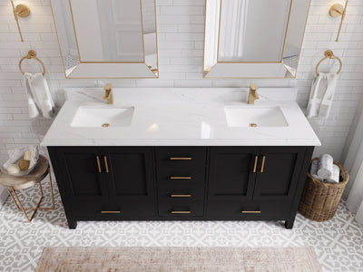 Malibu 72 in. W x 22 in. D Double Sink Bathroom Vanity