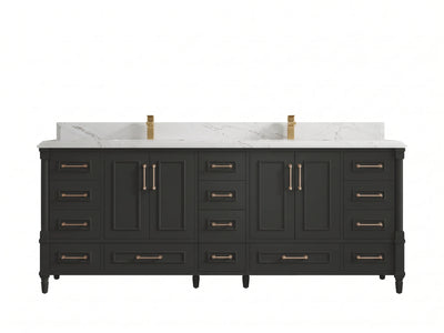 Aberdeen 84 in. W x 22 in. D Double Sink Bathroom Vanity