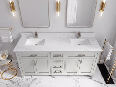 Cambridge 72 in. W x 22 in. D Double Sink Bathroom Vanity