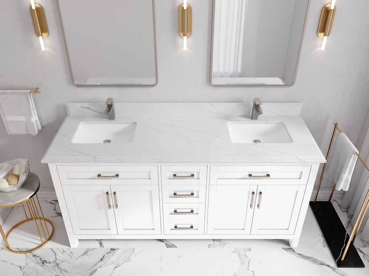 Cambridge 72 in. W x 22 in. D Double Sink Bathroom Vanity