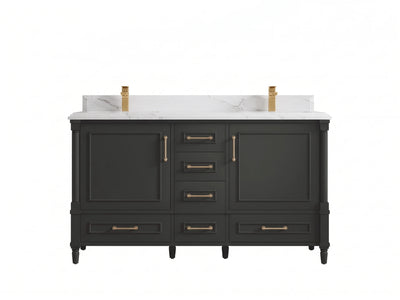 Aberdeen 60 in. W x 22 in. D Double Sink Bathroom Vanity