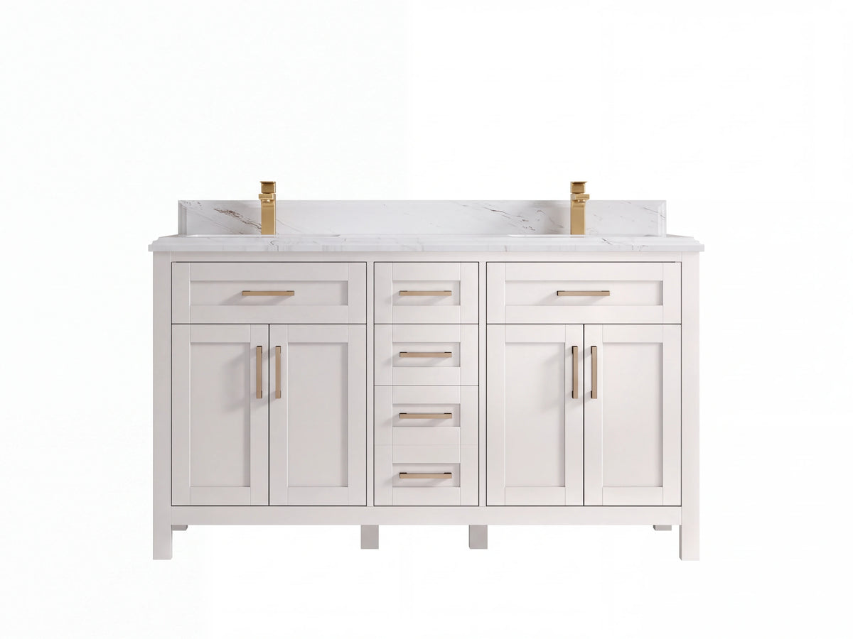 Cambridge 60 in. W x 22 in. D Double Sink Bathroom Vanity