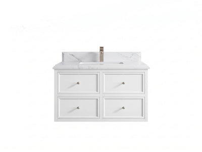 Roswell Floating 36 in. W x 22 in. D Center Sink Bathroom Vanity