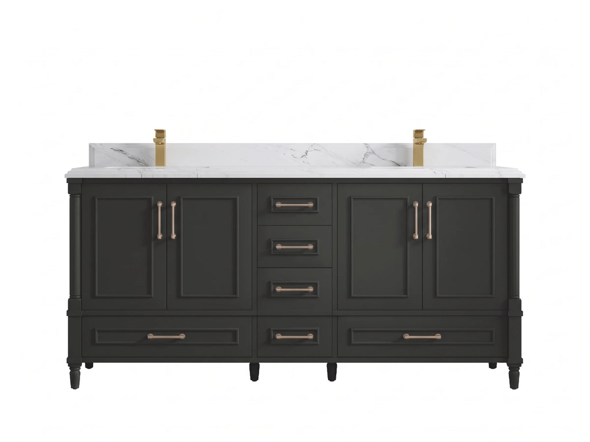 Aberdeen 72 in. W x 22 in. D Double Sink Bathroom Vanity
