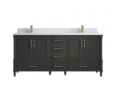 Aberdeen 72 in. W x 22 in. D Double Sink Bathroom Vanity