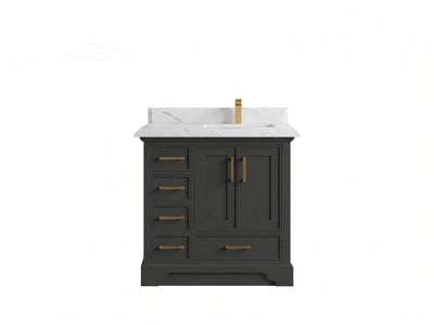 Charlotte 36 in. W x 22 in. D Right Offset Sink Bathroom Vanity