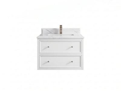 Roswell Floating 30 in. W x 22 in. D Single Sink Bathroom Vanity