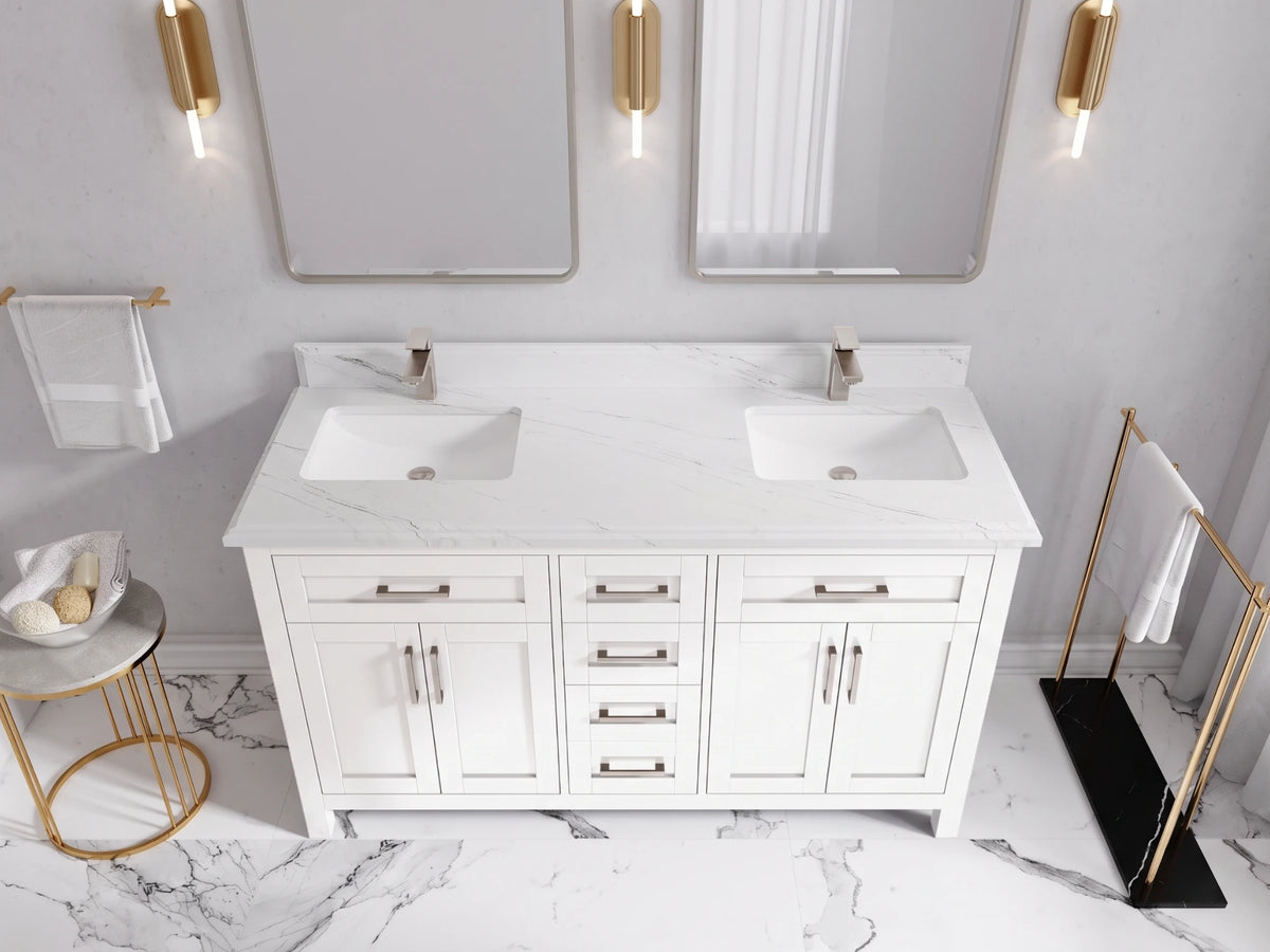 Cambridge 60 in. W x 22 in. D Double Sink Bathroom Vanity