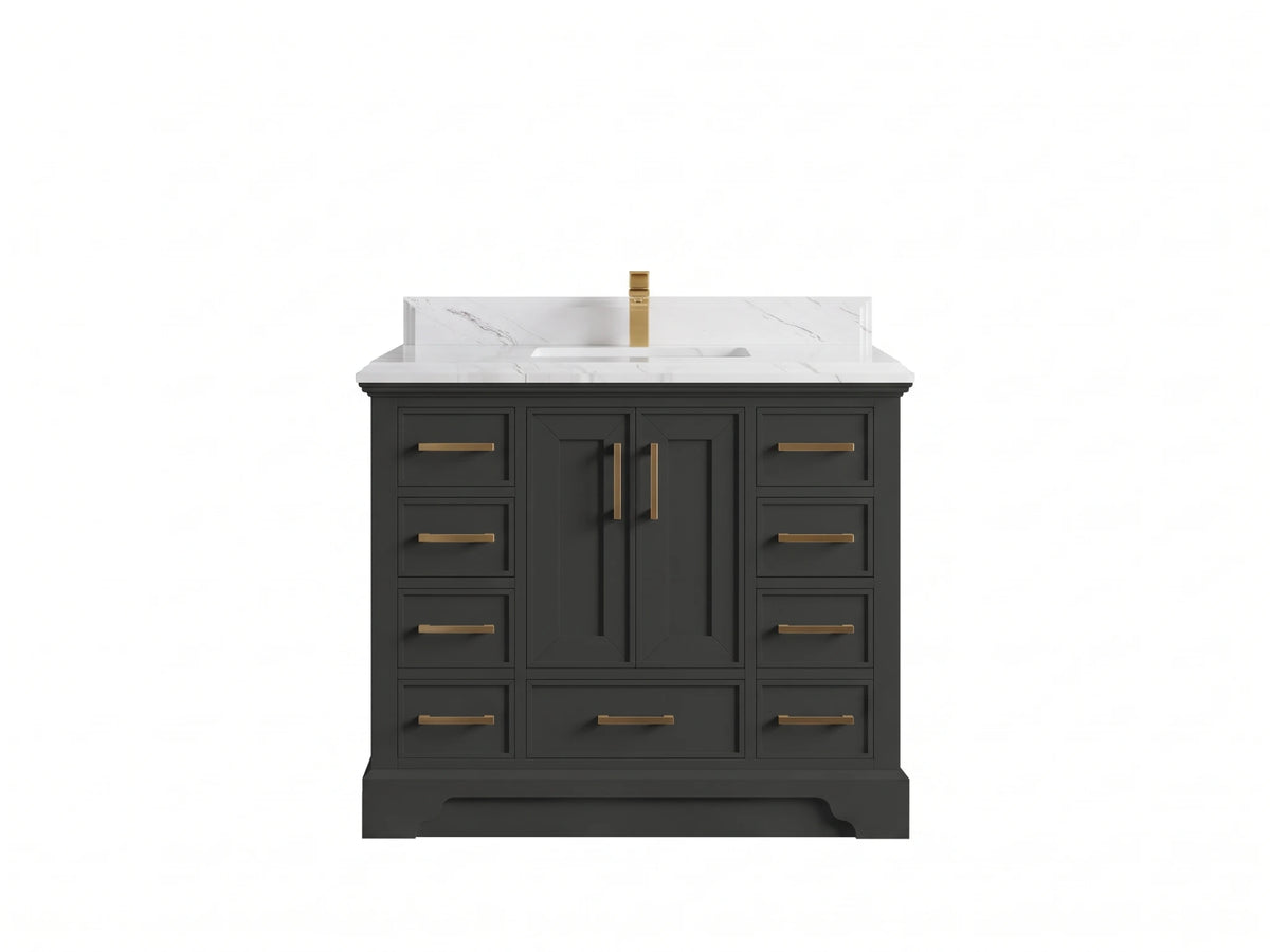 Charlotte 42 in. W x 22 in. D Single Sink Bathroom Vanity