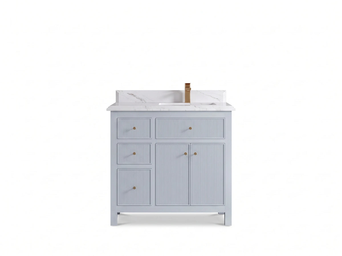 Sonoma 36 in. W x 22 in. D Right Offset Sink Bathroom Vanity