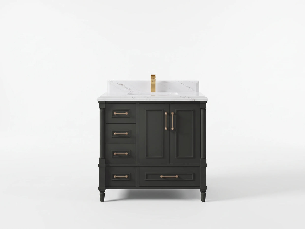 Aberdeen 36 in. W x 22 in. D Center Sink Bathroom Vanity
