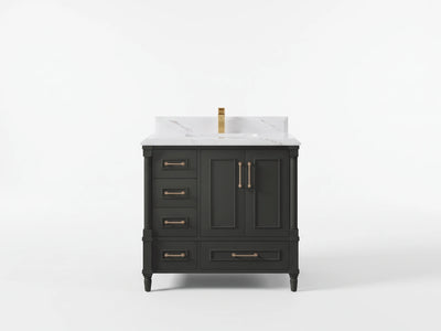Aberdeen 36 in. W x 22 in. D Center Sink Bathroom Vanity