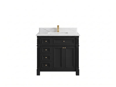 Paris 36 in. W x 22 in. D Center Sink Bathroom Vanity