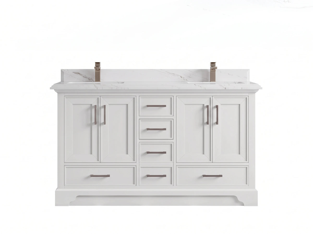 Charlotte 60 in. W x 22 in. D Double Sink Bathroom Vanity