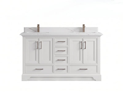 Charlotte 60 in. W x 22 in. D Double Sink Bathroom Vanity