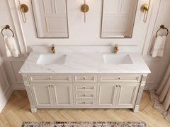 Paris 72 in. W x 22 in. D Double Sink Bathroom Vanity - photo 31