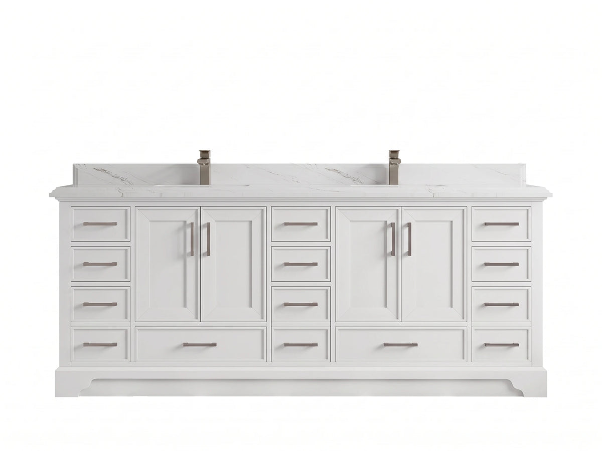 Charlotte 84 in. W x 22 in. D Double Sink Bathroom Vanity