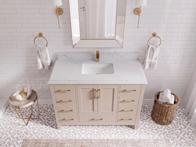 Malibu 48 in. W x 22 in. D Single Sink Bathroom Vanity