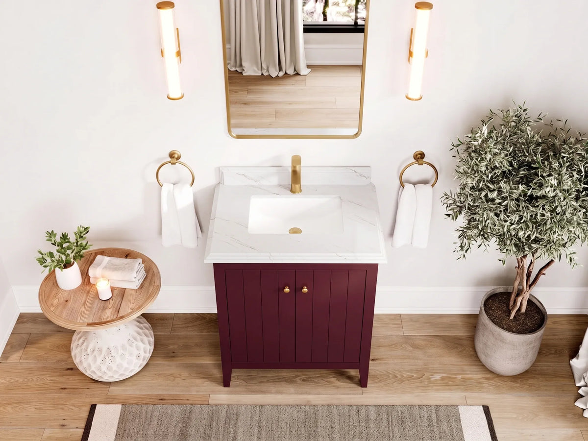 Atlanta 30 in. W x 22 in. D Single Sink Bathroom Vanity