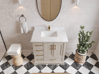 Charlotte 36 in. W x 22 in. D Center Sink Bathroom Vanity