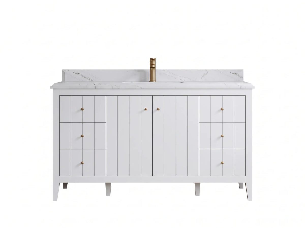Atlanta 60 in. W x 22 in. D Single Sink Bathroom Vanity